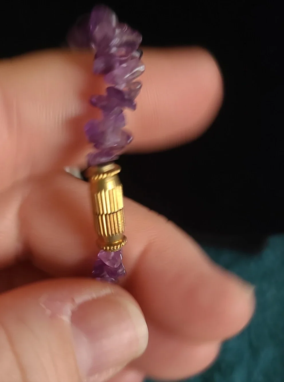 Hand Crafted Quartz, Amethyst, Peridot, And Citrine Chip-Bead Necklace